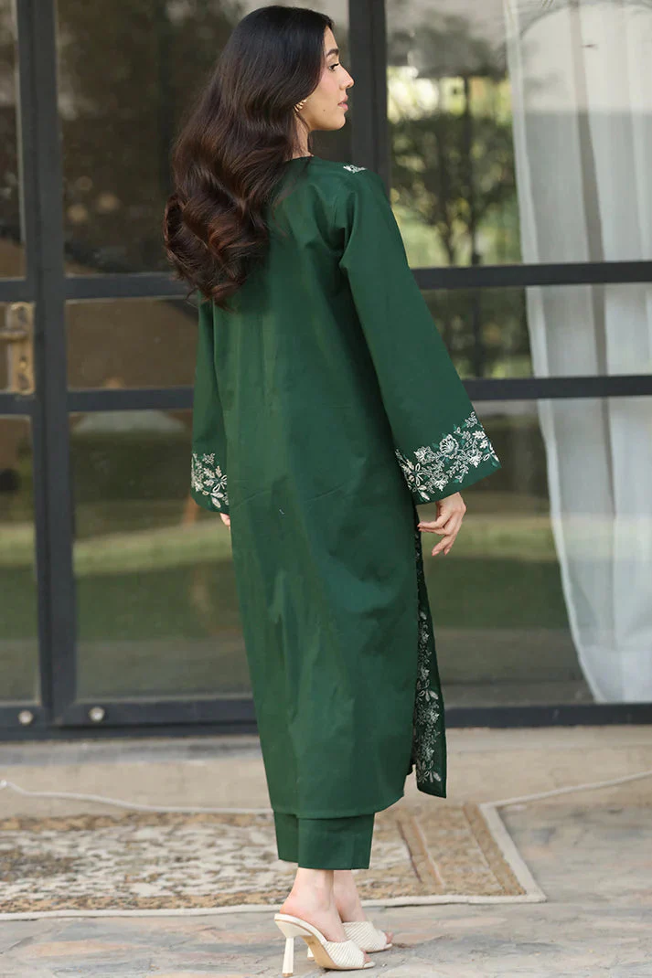 Roman Silk Sequence Embroidered Kurta Suit Set