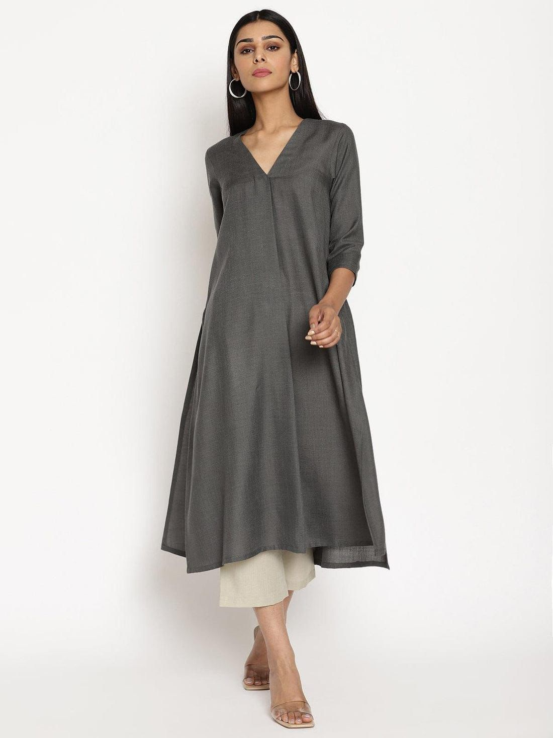 Cotton Solid Casual Co- Ord Set (Two Colors)