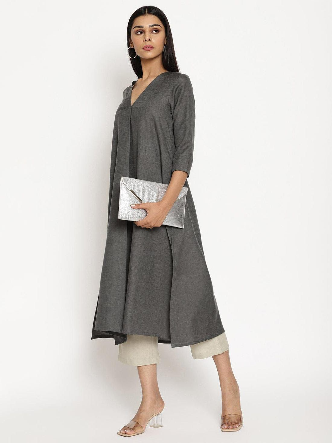Cotton Solid Casual Co- Ord Set (Two Colors)