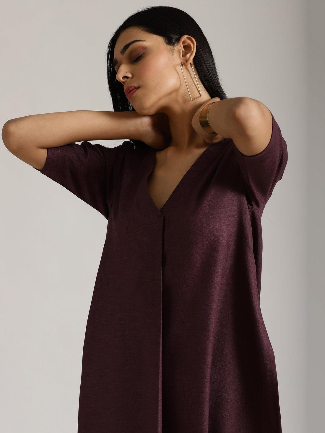 Cotton Solid Casual Co- Ord Set (Two Colors)