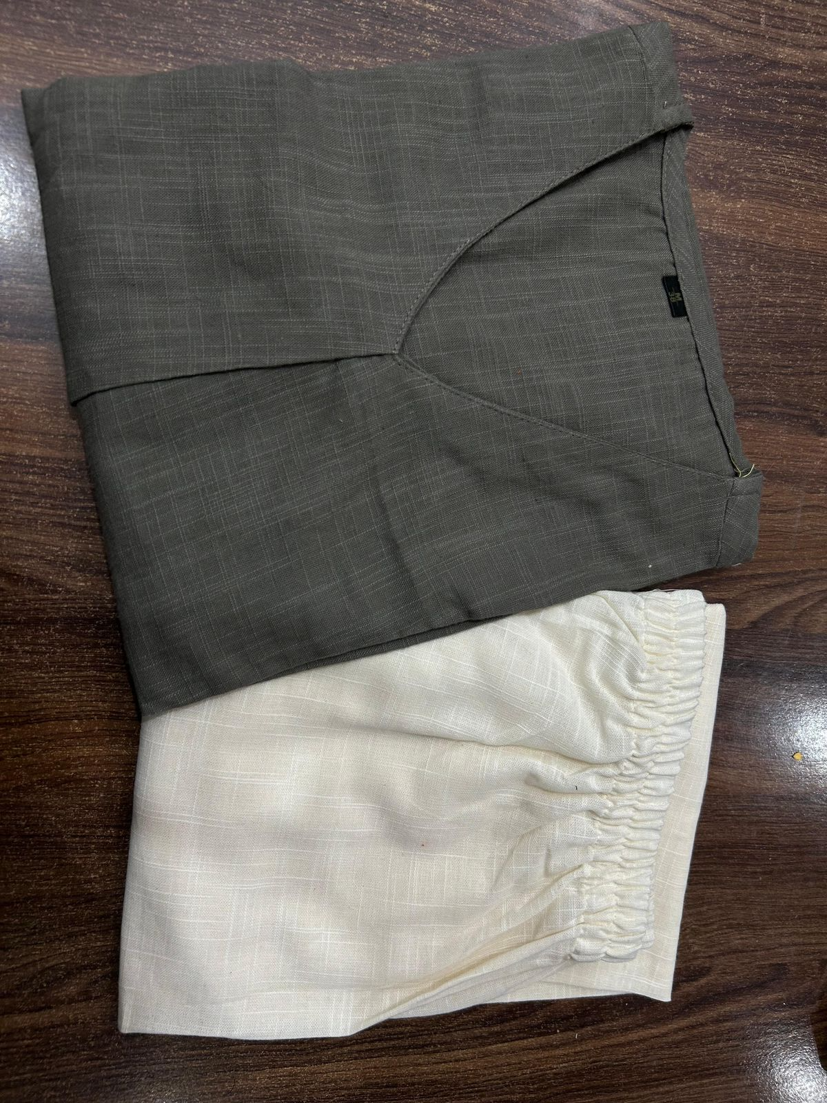 Cotton Solid Casual Co- Ord Set (Two Colors)