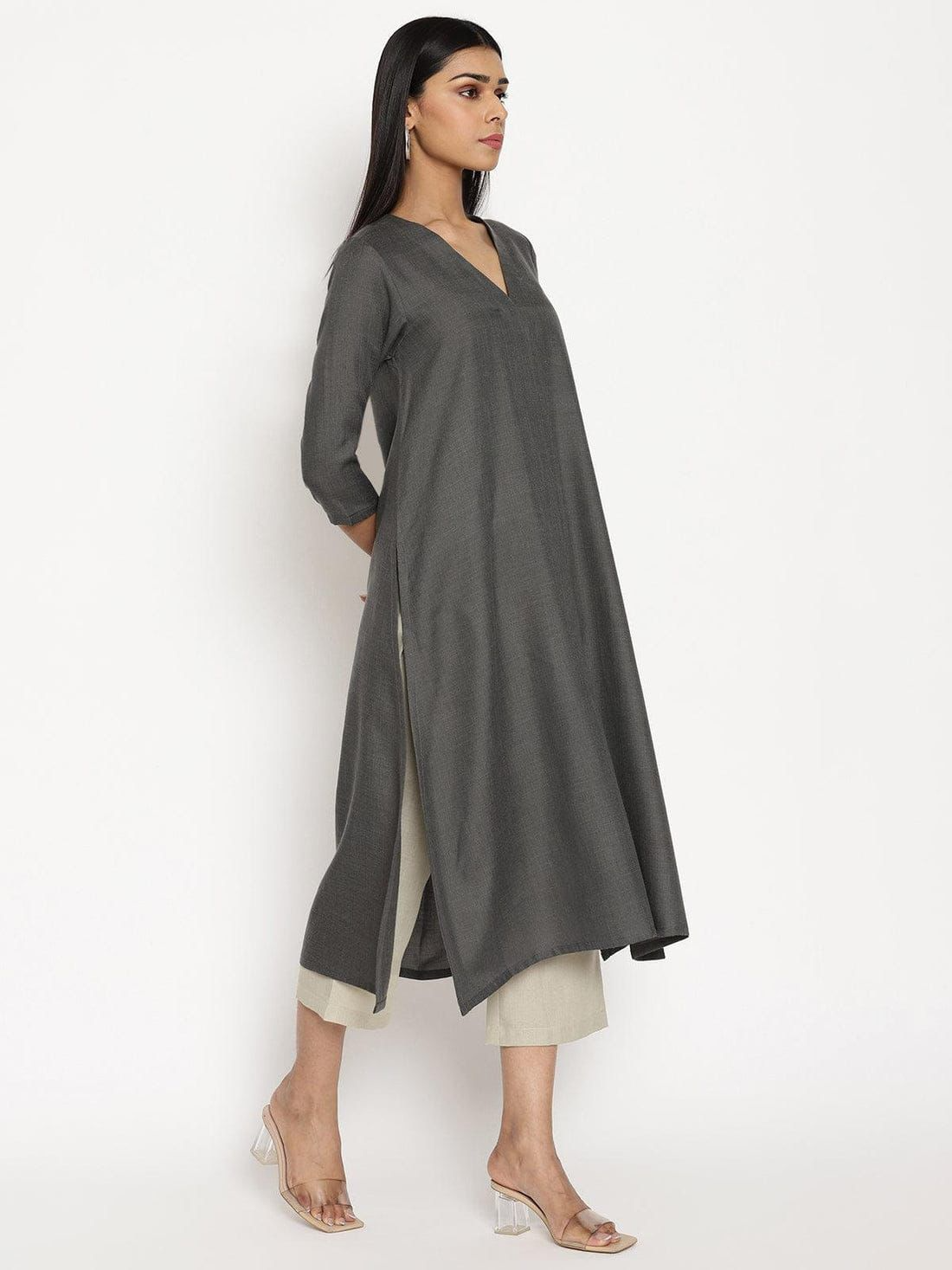 Cotton Solid Casual Co- Ord Set (Two Colors)