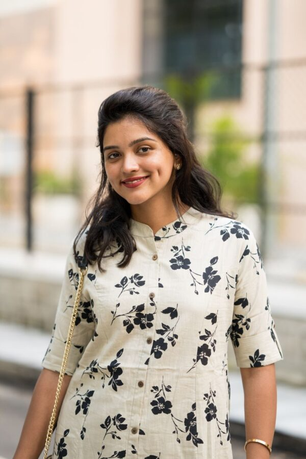Comfy Cotton Slub Printed Co-Ord Set - Office Wear
