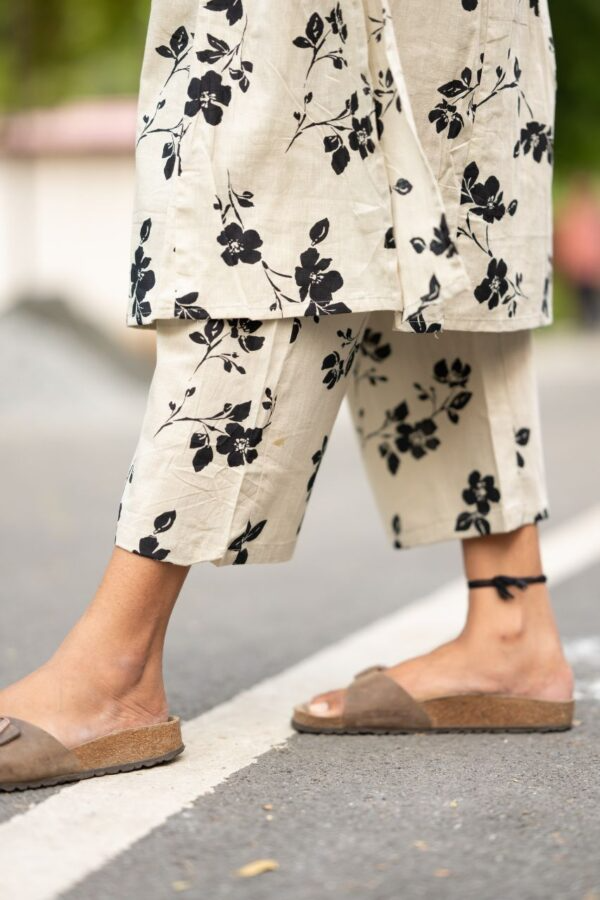 Comfy Cotton Slub Printed Co-Ord Set - Office Wear