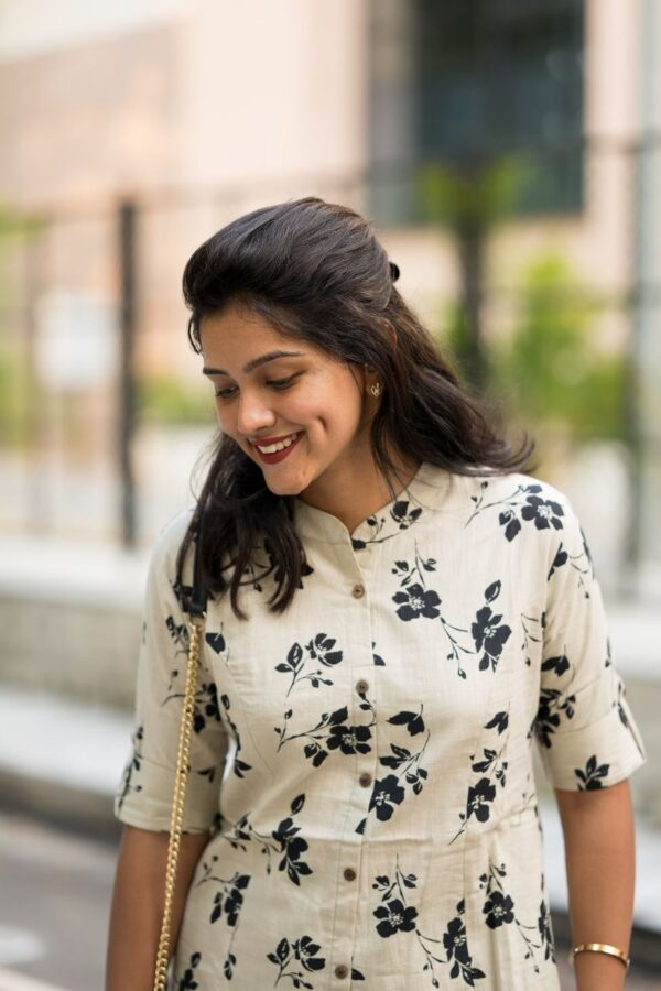 Comfy Cotton Slub Printed Co-Ord Set - Office Wear