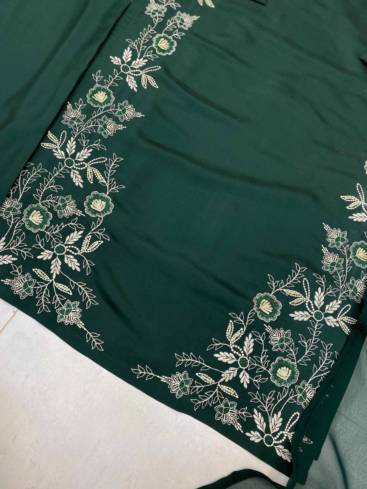 Roman Silk Sequence Embroidered Kurta Suit Set