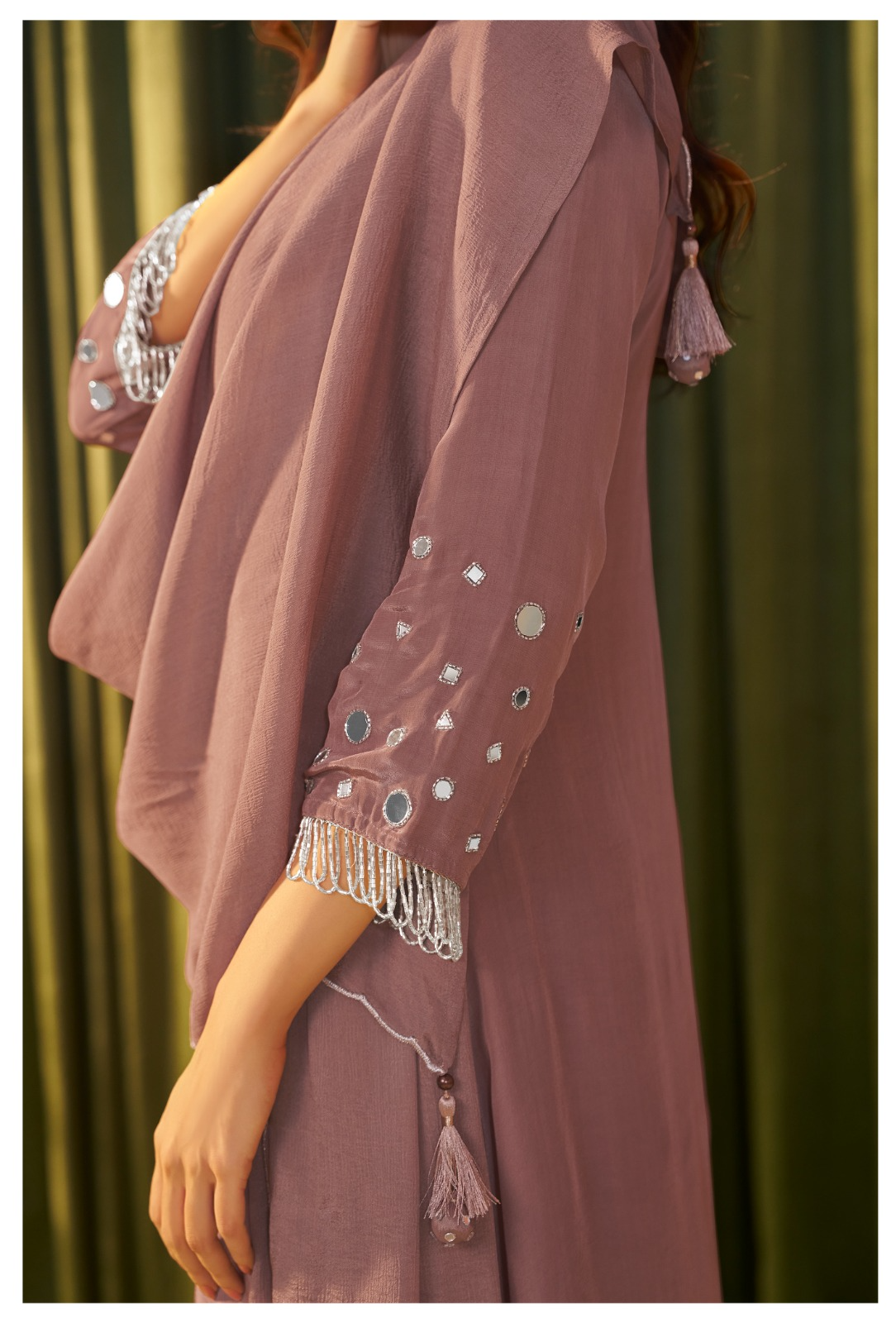 Dusty Rose Festive Suit Set