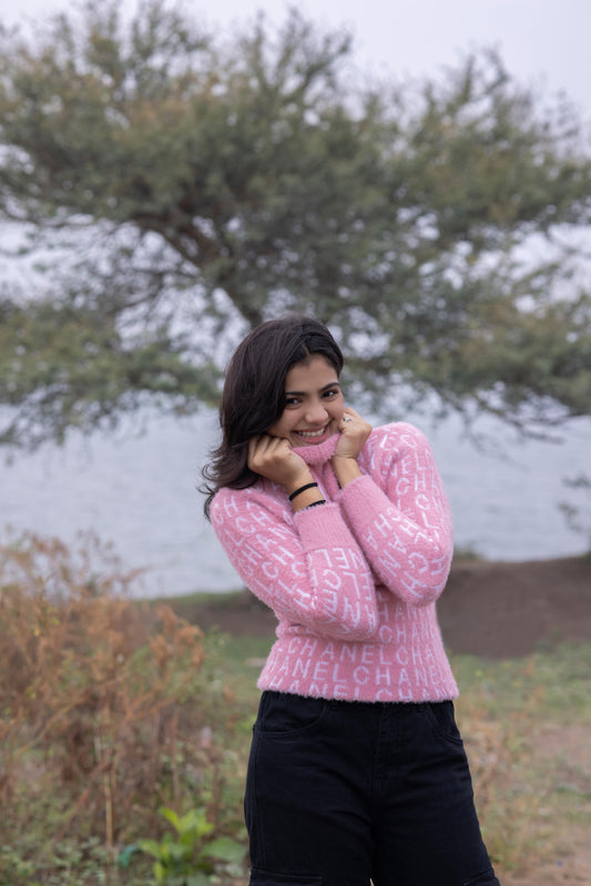 Rose Pink Pull  Over