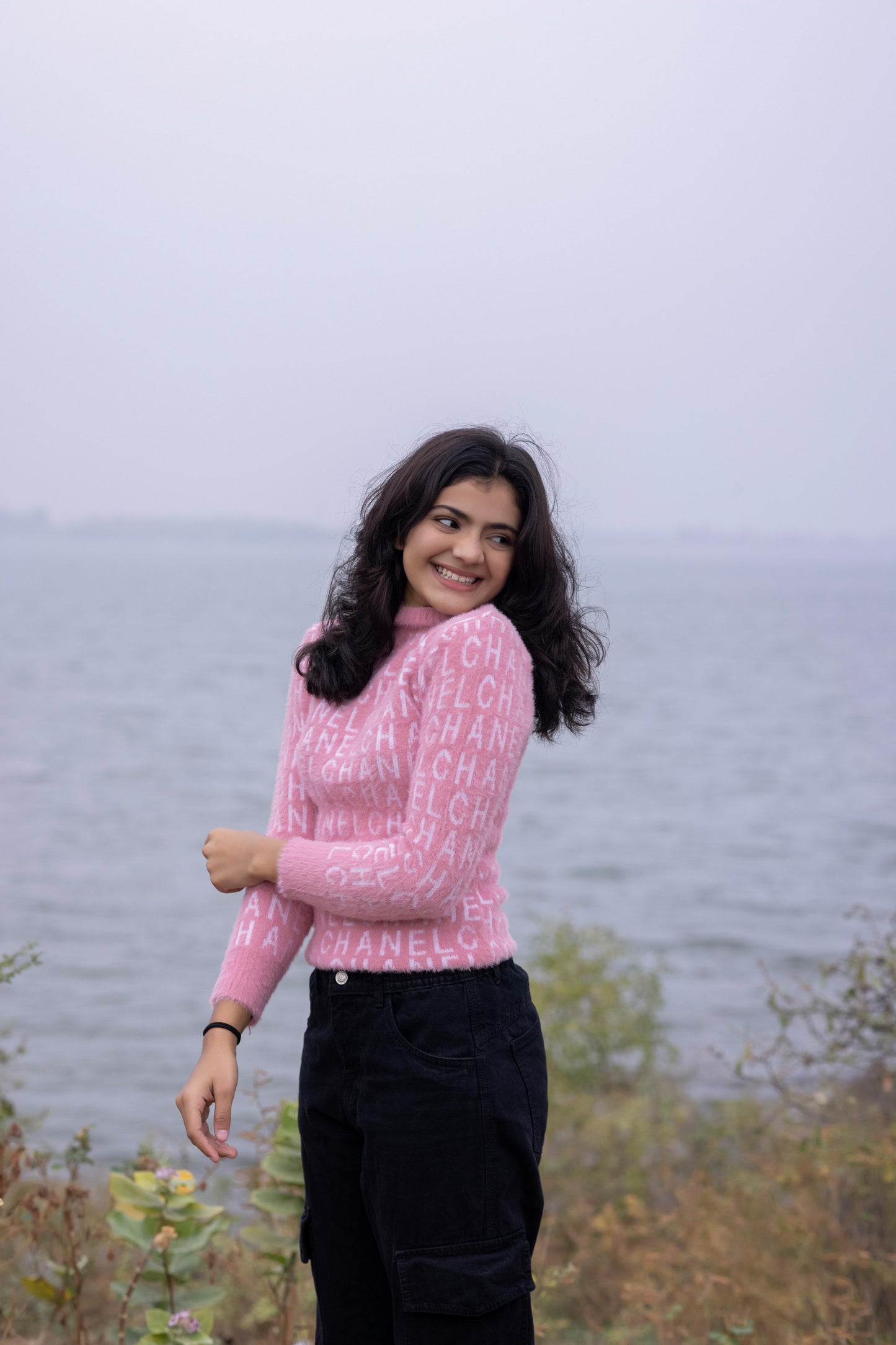 Rose Pink Pull Over