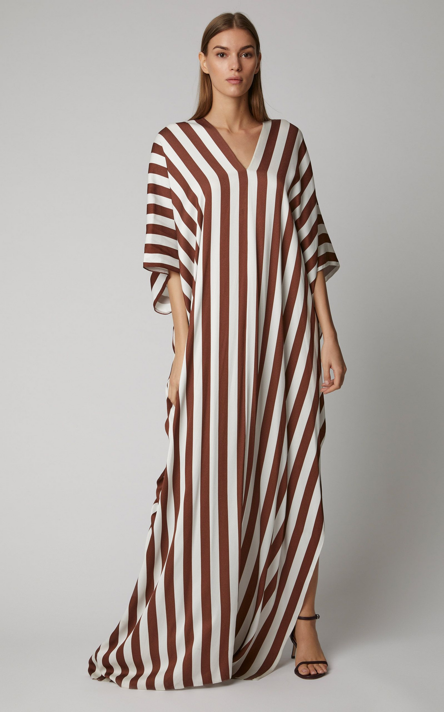 Stripped Kaftan Dress