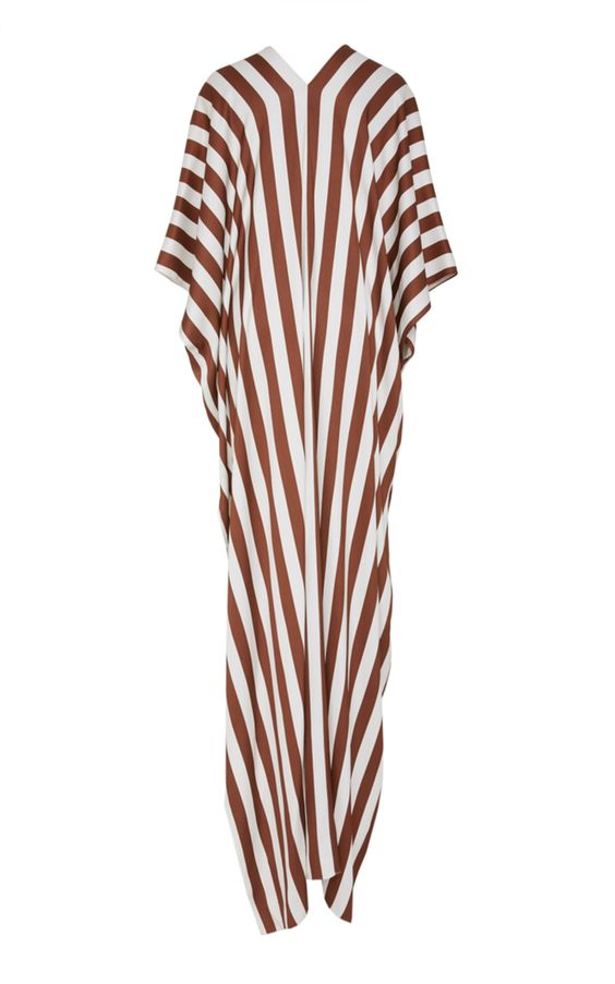 Stripped Kaftan Dress