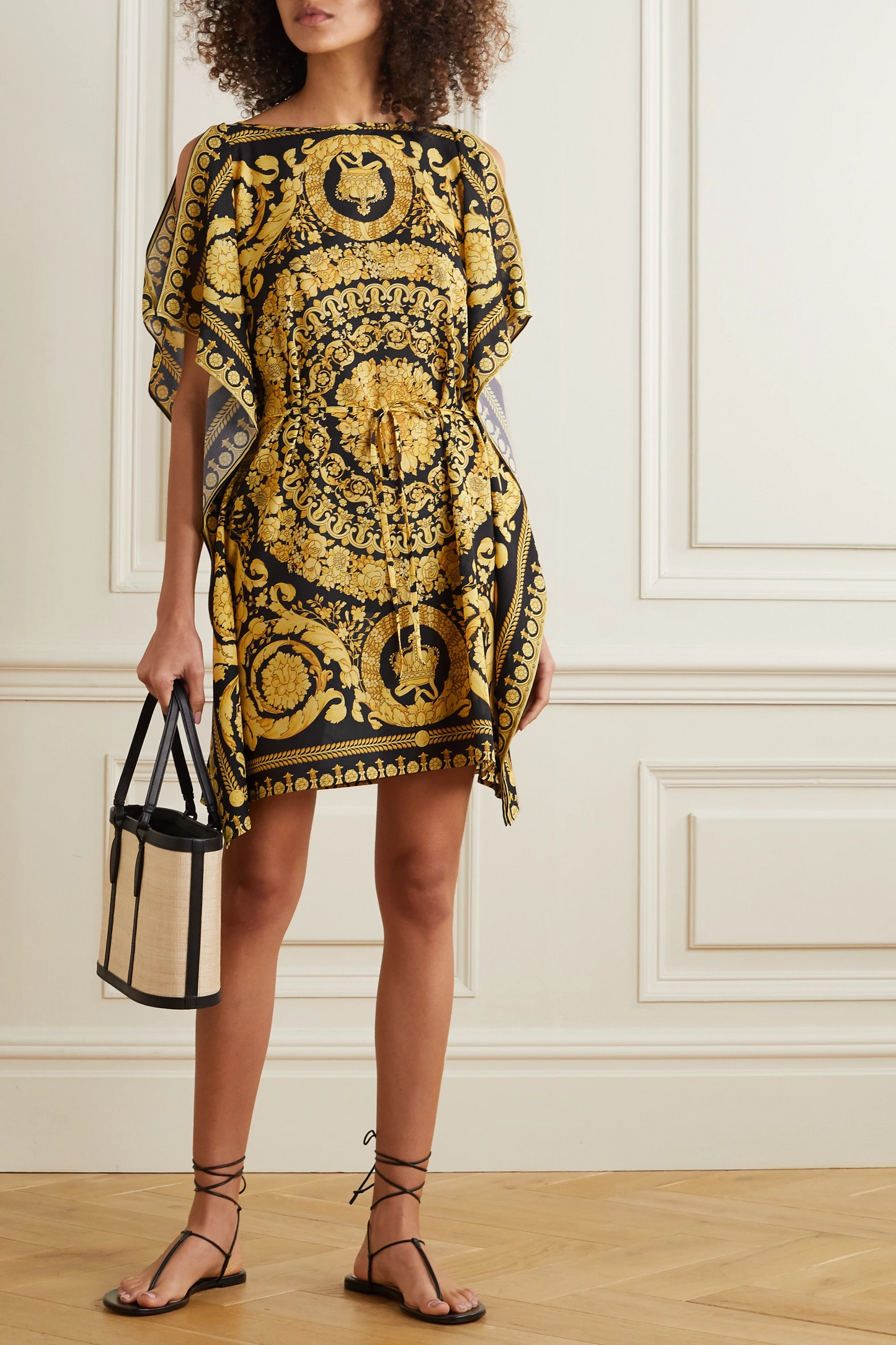 Printed Tunic Kaftan Dress