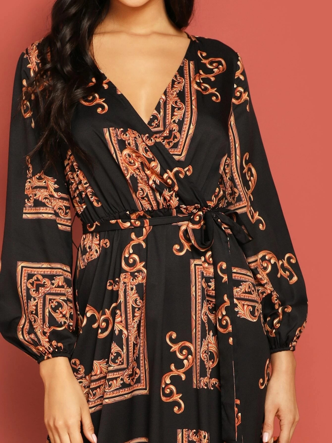 Linen Abstract Printed Maxi Dress (2 Shades)