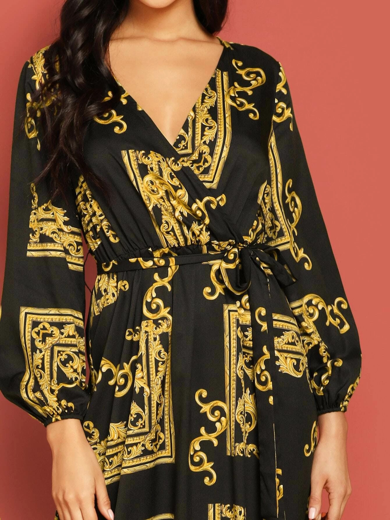 Linen Abstract Printed Maxi Dress (2 Shades)