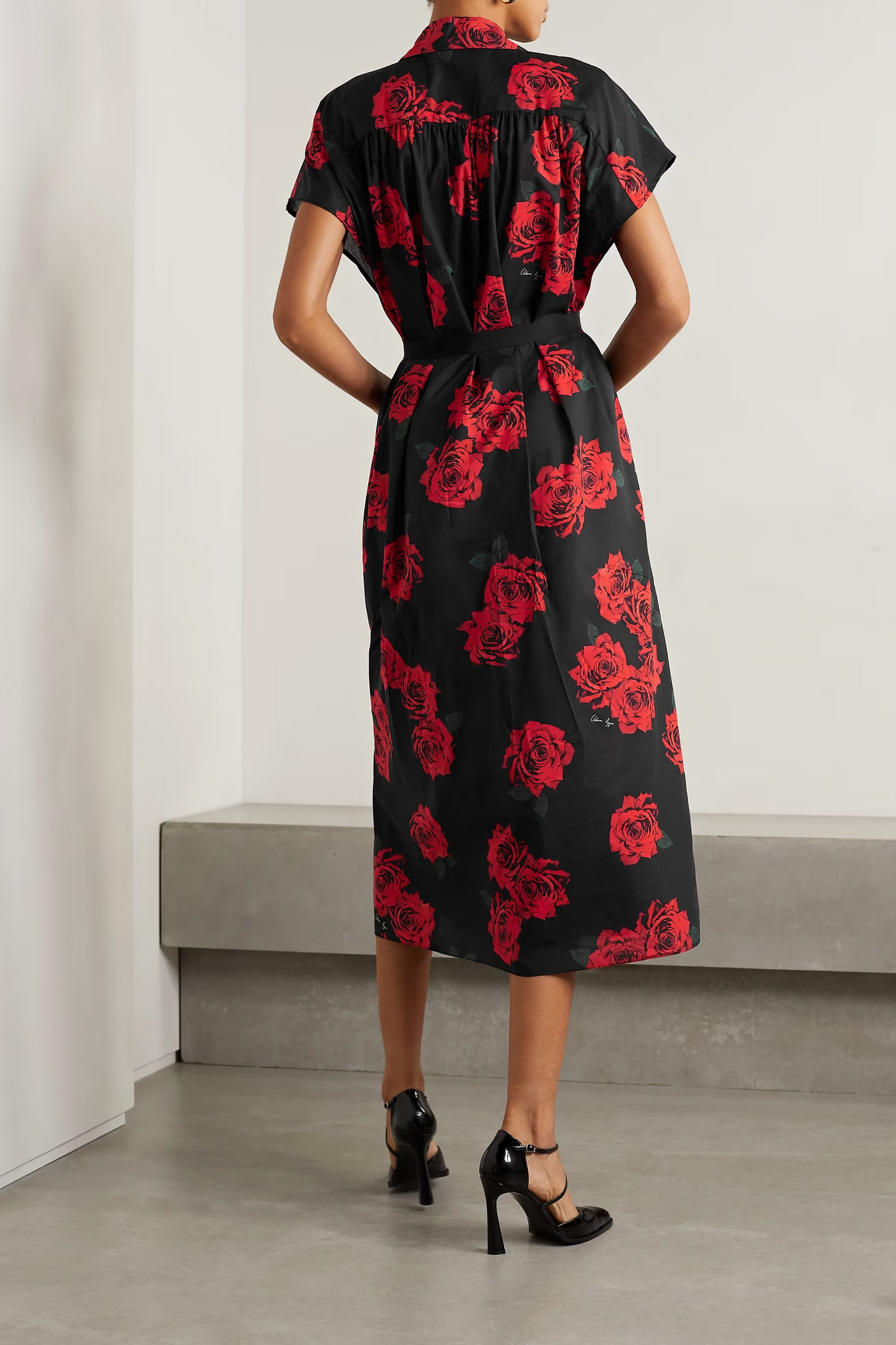 Rayon Roses Dress