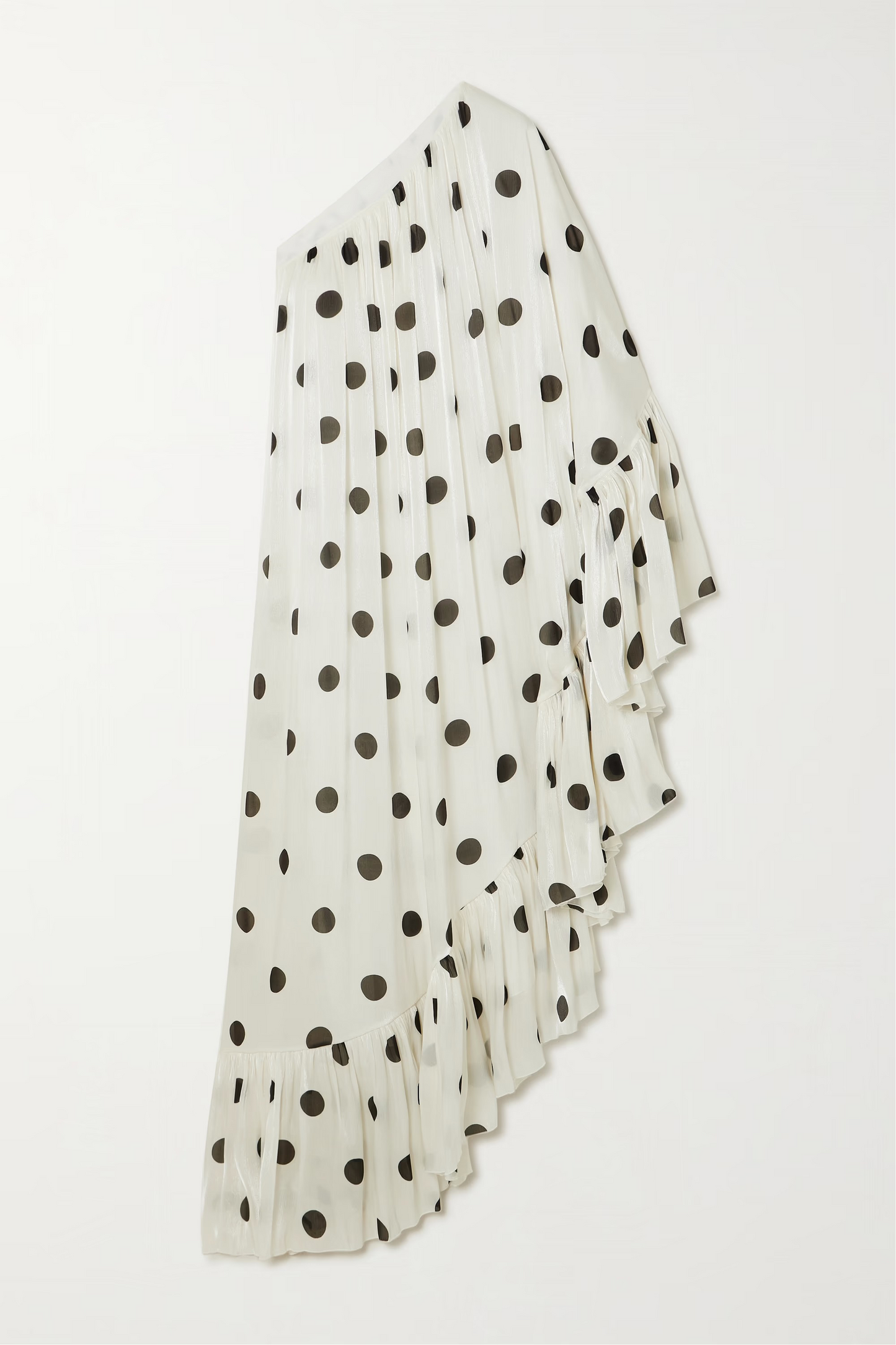 Polka Dot One Shoulder Dress