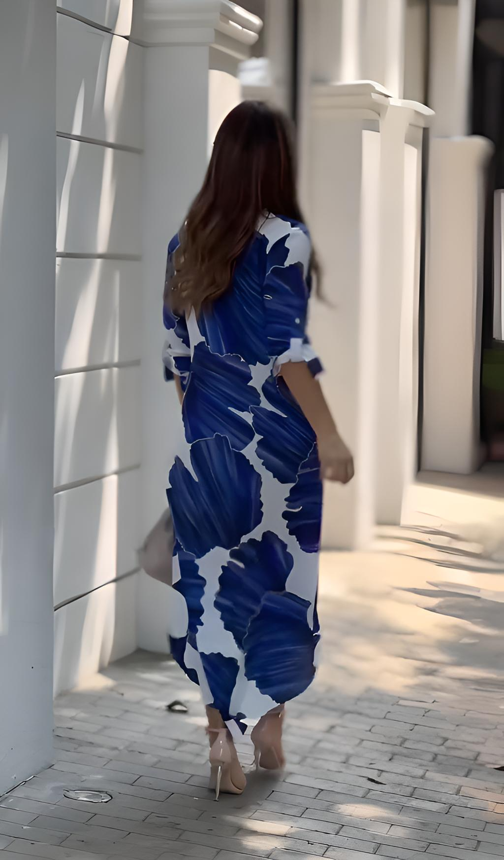 Blue Leaf Dress