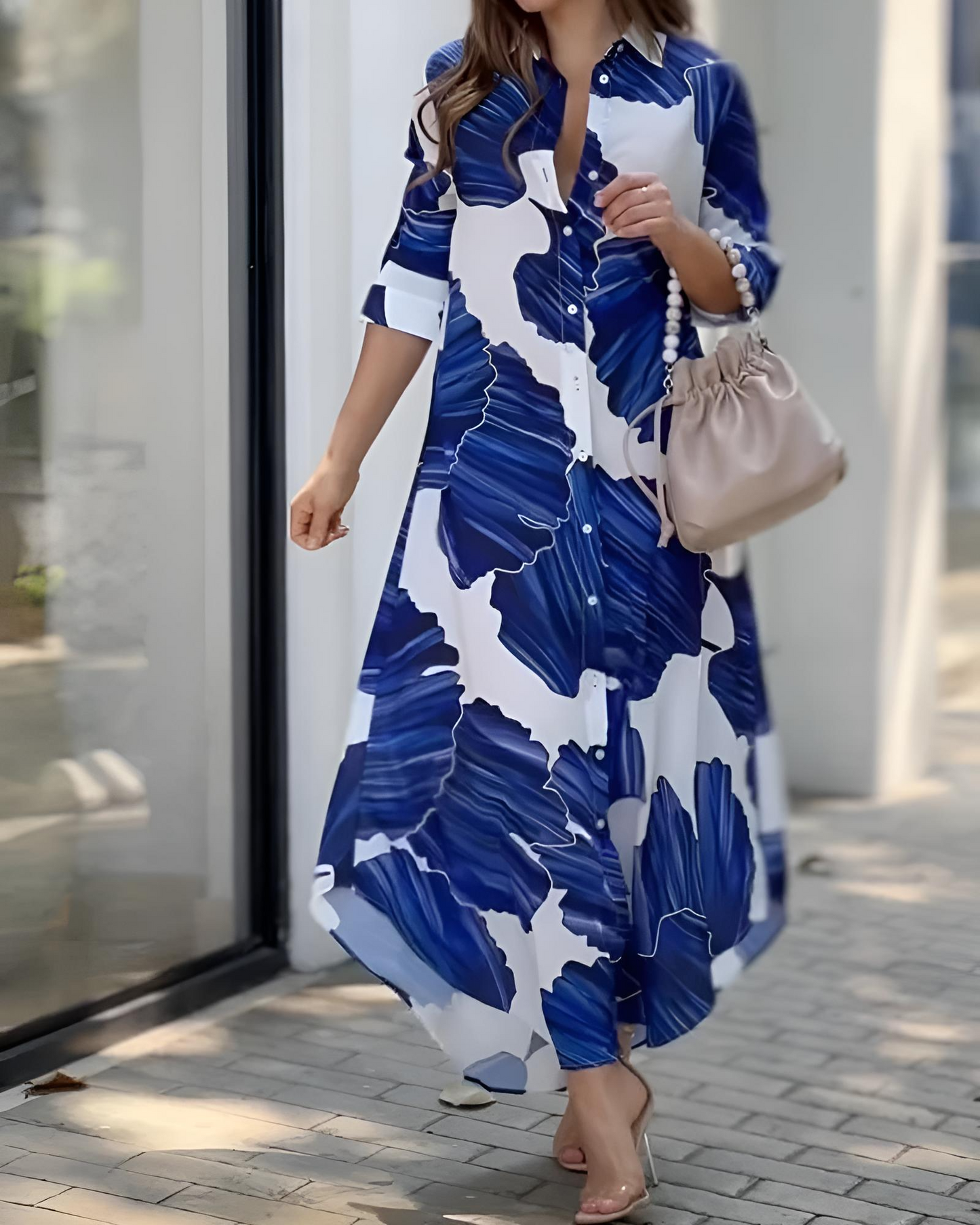 Blue Leaf Dress