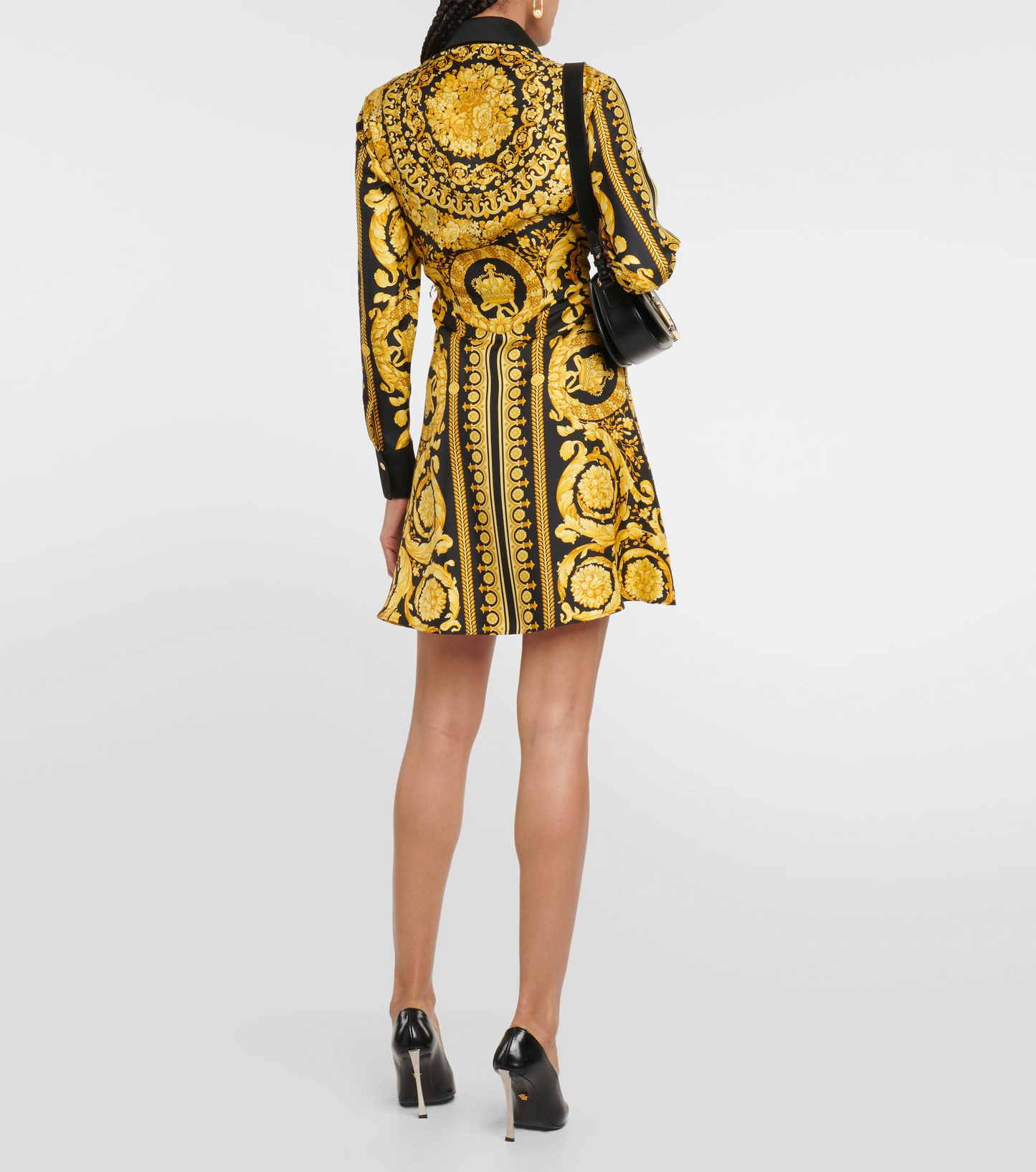 Pleated Short Dress