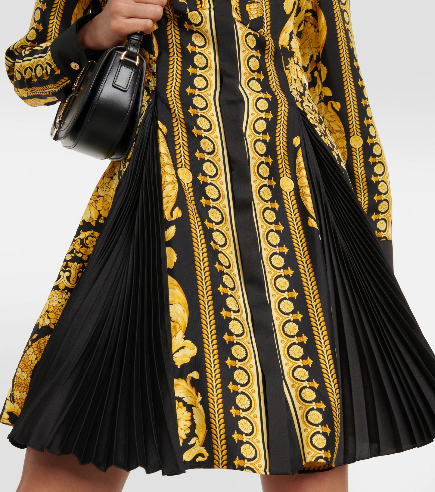 Pleated Short Dress