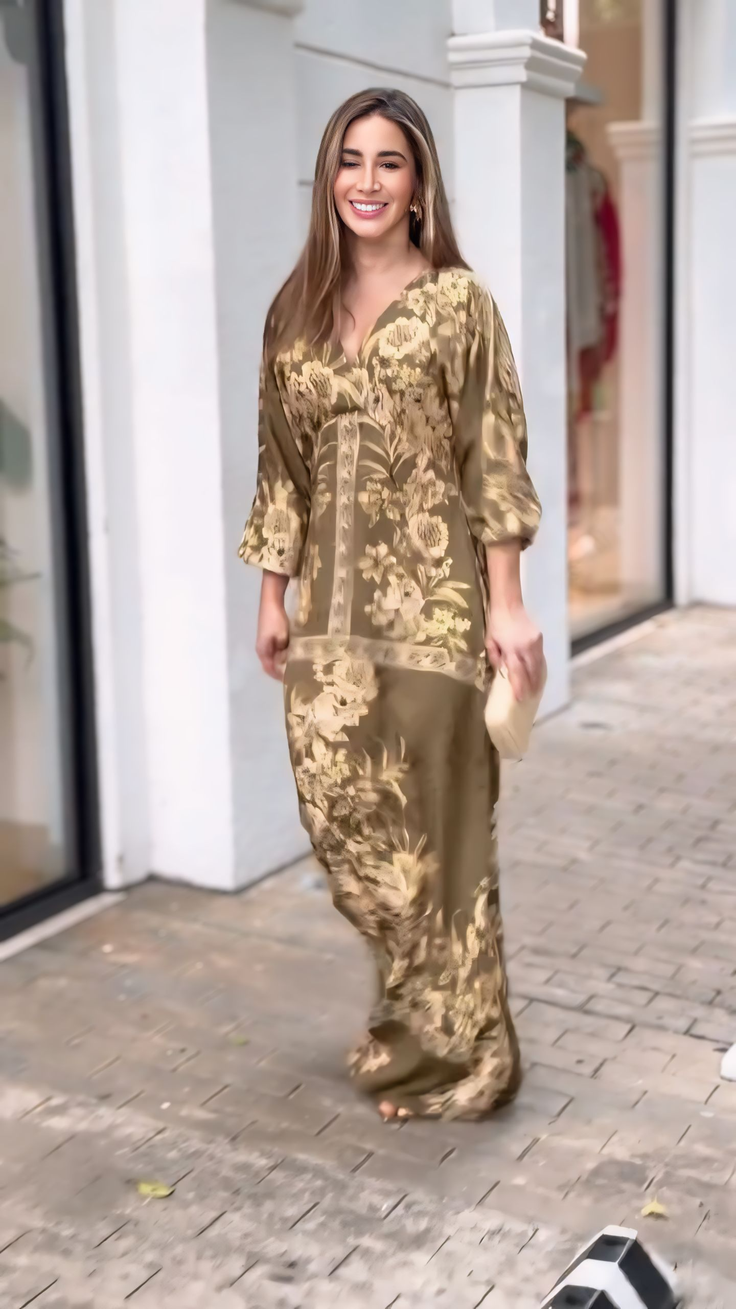 Floral Printed Maxi Dress