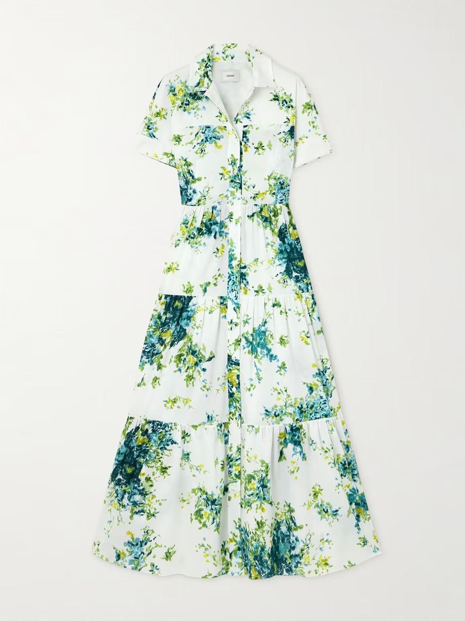 Floral Printed Flared Dress
