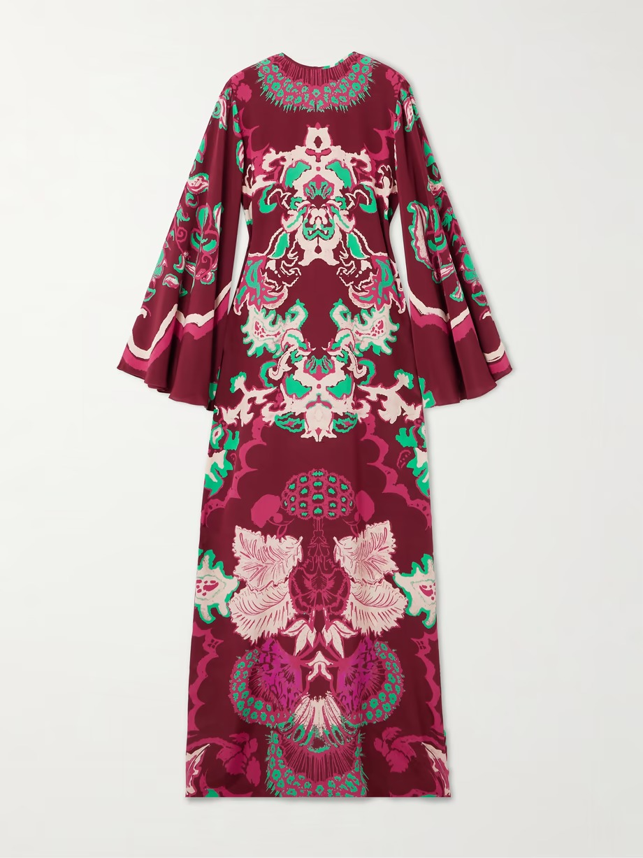 Multicoloured Printed Maxi Dress