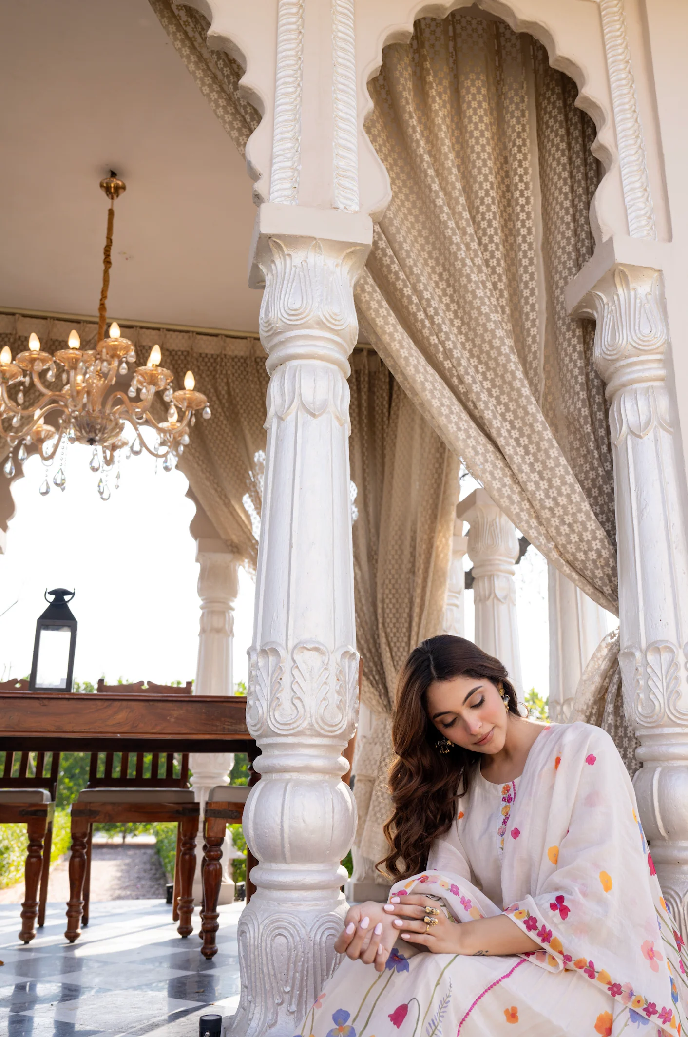Floral Grace Cotton Suit Set