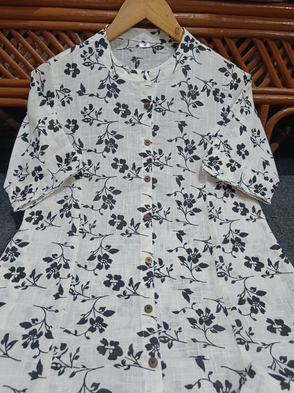 Comfy Cotton Slub Printed Co-Ord Set - Office Wear