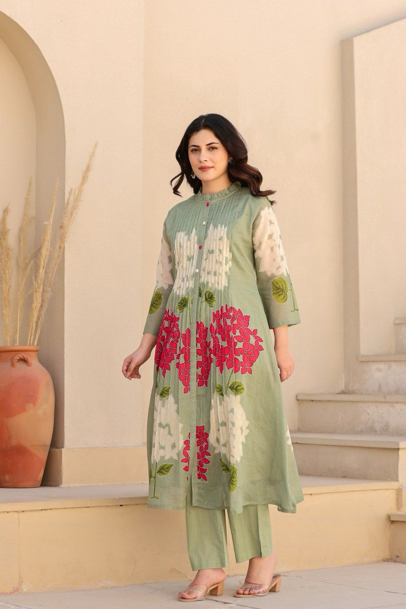 Floral Cotton Printed Pinex Co-Ord Set