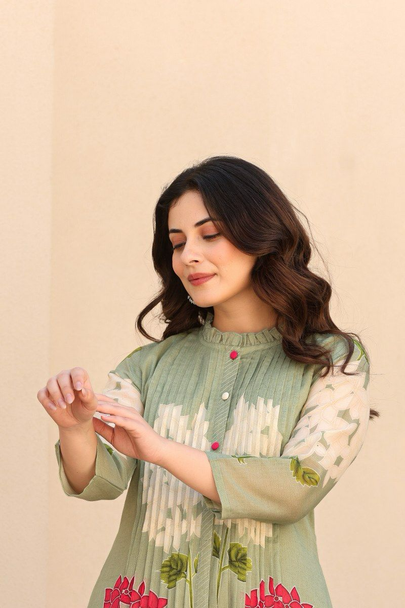 Floral Cotton Printed Pinex Co-Ord Set
