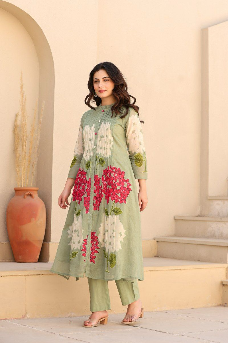 Floral Cotton Printed Pinex Co-Ord Set