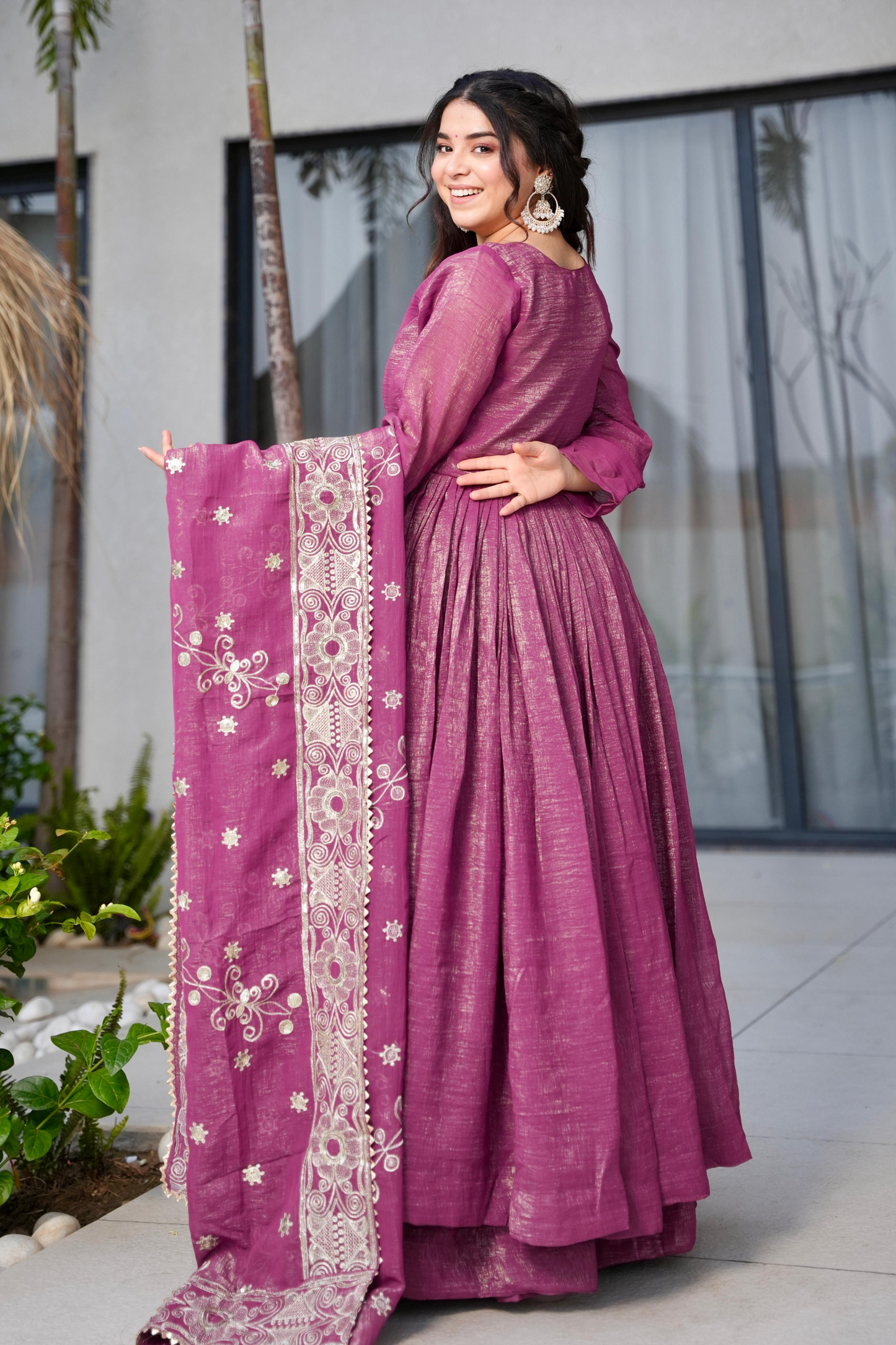 Gulabo Heavy Gown (Set Of 3)