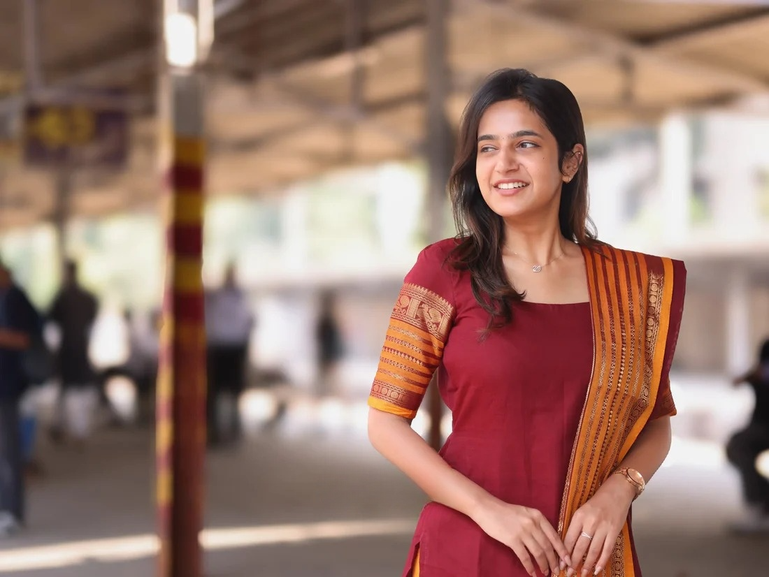 Maroon & Mustard Orange Kanchi Cotton Kurta Set