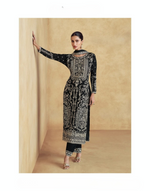 Chinon Silk Embroidered Sharara Suit (2 Colors)