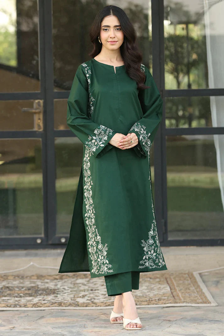 Roman Silk Sequence Embroidered Kurta Suit Set