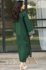Roman Silk Sequence Embroidered Kurta Suit Set