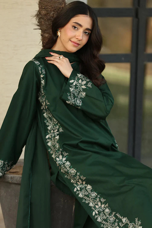 Roman Silk Sequence Embroidered Kurta Suit Set