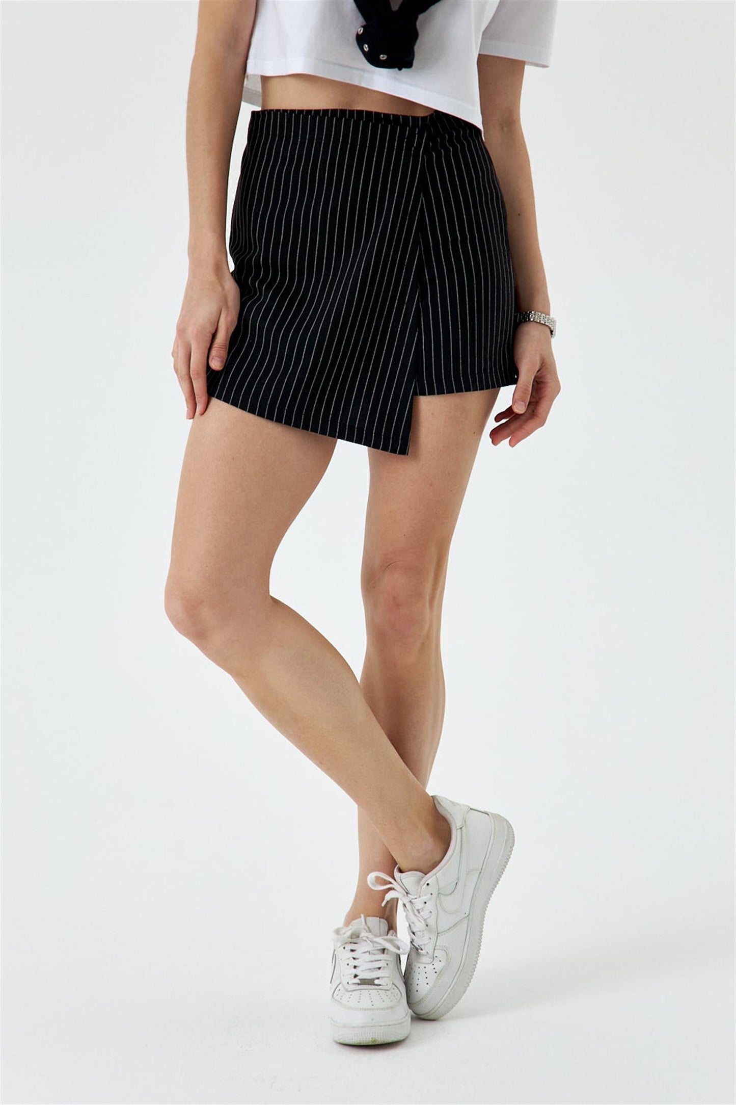 Striped Mini Skirt