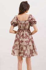 Flared Rose Dress