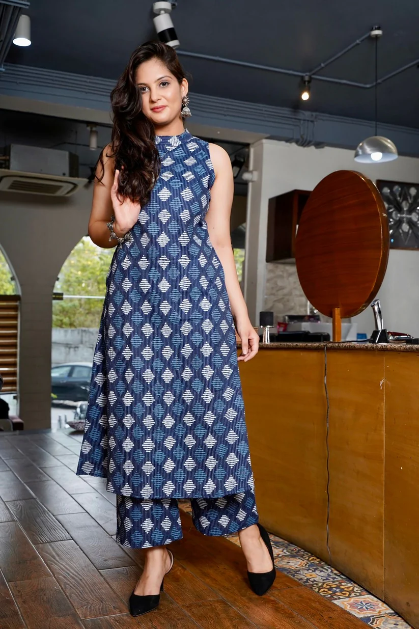 Comfy Cotton Printed Kurta & Plazzo Set