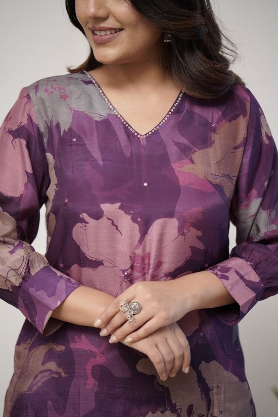 Floral Cotton Printed Kurta Pant Set