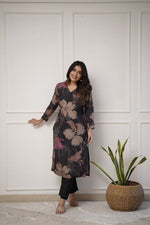 Floral Cotton Printed Kurta Pant Set