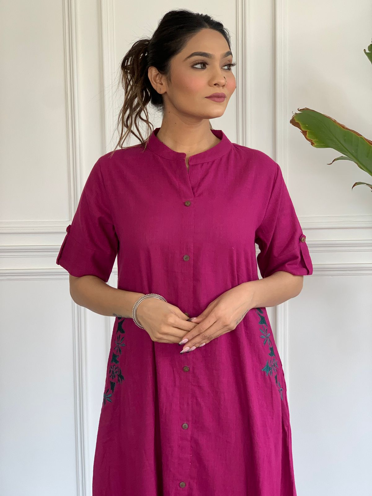 South Cotton Handwoven Kurta With palazzo