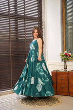 Rama Green Shibori Maxi Dress