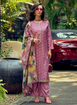 Muslin Printed Comfy Kurta Pant & Dupatta Set