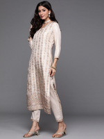 Viscose Silk Jaquard Kurta Pant & Dupattta