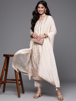 Viscose Silk Jaquard Kurta Pant & Dupattta