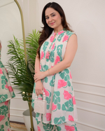 Cotton Printed & Pintex With Tassel Detailing Kurta & Pant