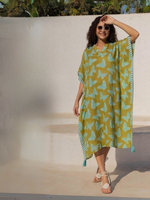 Cotton Printed Kaftan & Pallzzo